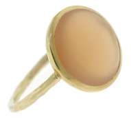 Cute Peach Chal Textured Ring
