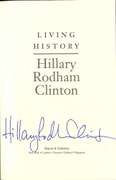 Hillary Clinton Senator President Signed Living History