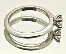 TIFANNY AND CO. PLATINUM ENGAGEMENT RING.