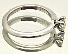 TIFANNY AND CO. PLATINUM ENGAGEMENT RING.