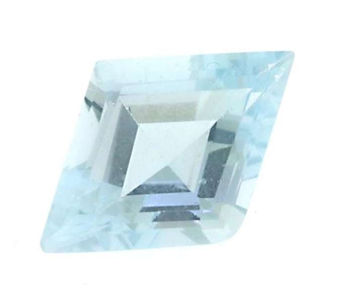Pair of Blue Topaz Diamond Cuts