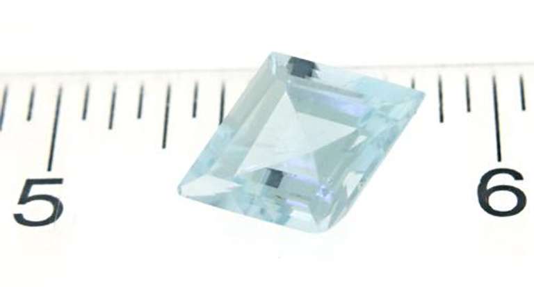 Pair of Blue Topaz Diamond Cuts