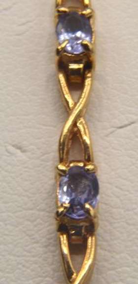 10kt Yellow Gold Tanzanite Bracelet