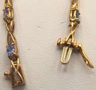 10kt Yellow Gold Tanzanite Bracelet