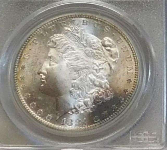 1881-S Morgan Dollar PCGS MS-64+  nice toning