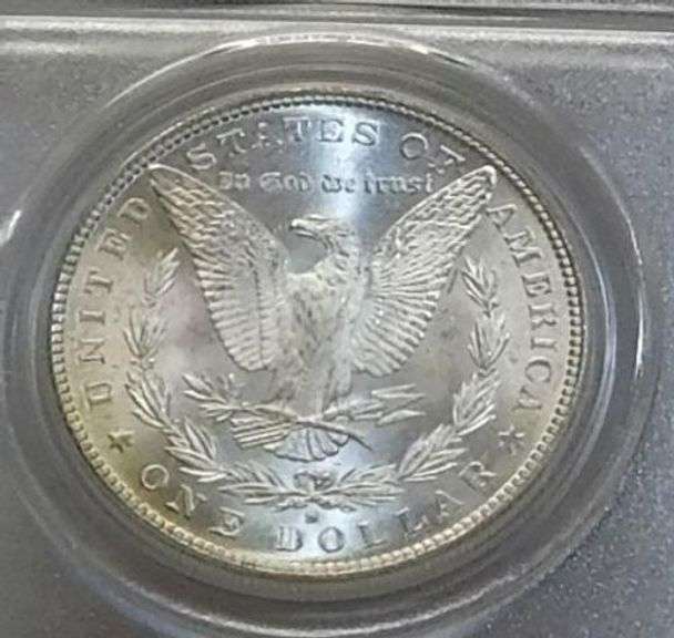 1881-S Morgan Dollar PCGS MS-64+  nice toning