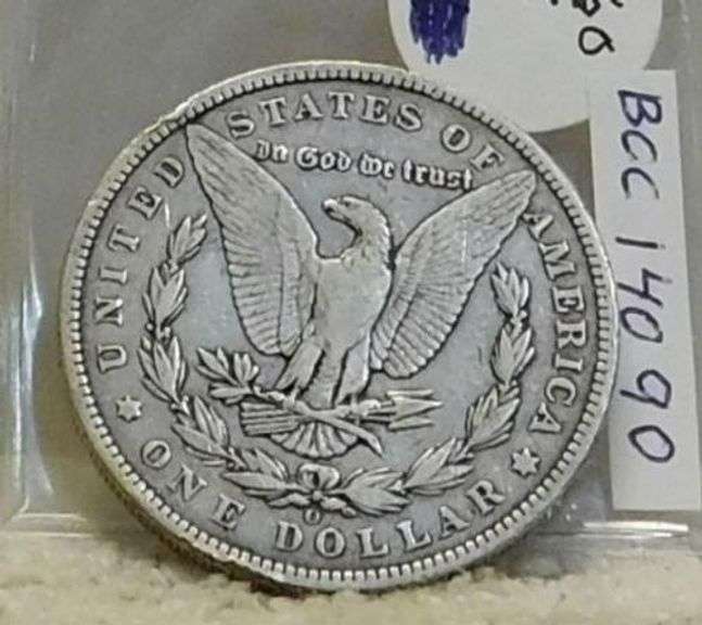 1896-O Morgan  Dollar, circulated, original, hard date