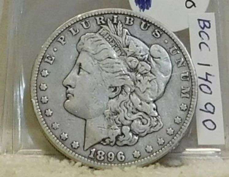 1896-O Morgan  Dollar, circulated, original, hard date