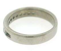 Glamorous 14kt WG Princess Diamond Channel Ring