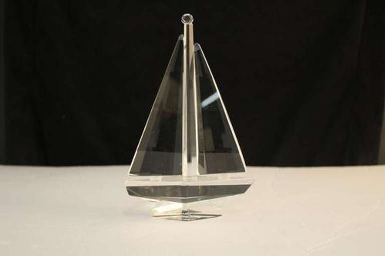 Crystal Sailboat