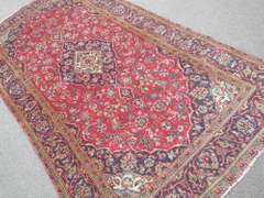 Semi Antique Persian Kashan 4.4x8.4