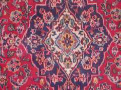 Semi Antique Persian Kashan 4.4x8.4