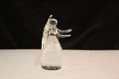 Crystal Angel with Ruby Bow