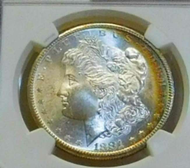 1881-S Morgan Dol NGC MS-66, super Gem, flashy