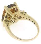 Beautiful Citrine, Garnet and Diamond Ring