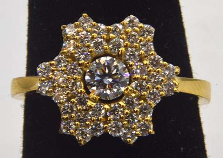 14KT Ring and Earring Set