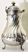 Exceptional French 950 Silver Chocolate Pot
