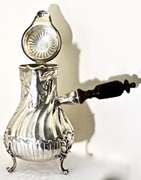 Exceptional French 950 Silver Chocolate Pot
