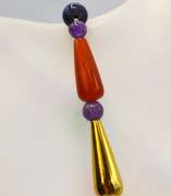 Rare Egyptian Style 18kt Pendant and Chain