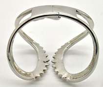 STERLING SILVER STEPHEN WEBSTER SHARK JAW CUFF