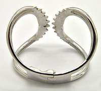 STERLING SILVER STEPHEN WEBSTER SHARK JAW CUFF