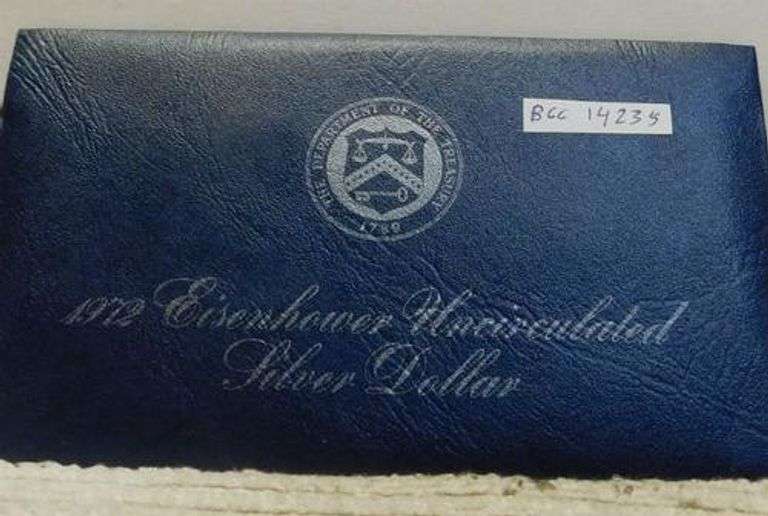 1972 Unc Silver (40%) Eisenhower Dollar (Blue Ike)