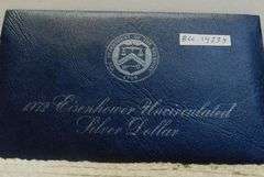 1972 Unc Silver (40%) Eisenhower Dollar (Blue Ike)