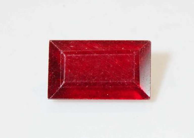Deep Red Natural Ruby Cushion - 4.77 cts.