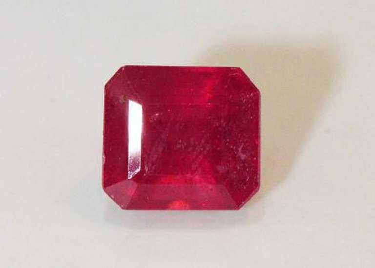Spunky Natural Ruby Octagon - 2.84 cts.