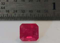 Spunky Natural Ruby Octagon - 2.84 cts.