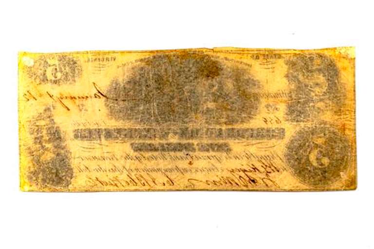 Confederate States $5 Corporation of Winchester $ 5 Note 1862