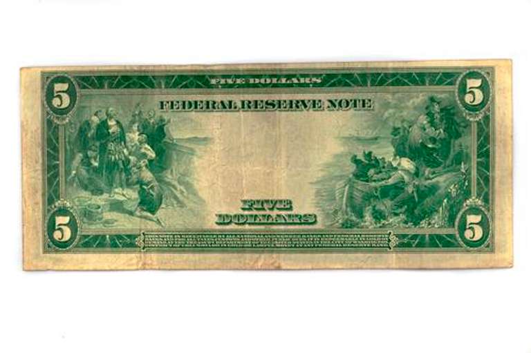 $5 Richmond Large Size Federal Reserve Note Series of 1914