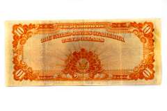 1922 $20 Dollars Gold Certificate With Sharp Inking
