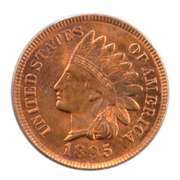 1895 Red BU Indian Head Cent