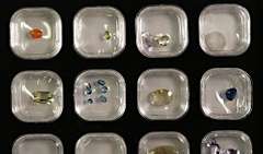 Lot of Multi Color Gemstone Tray