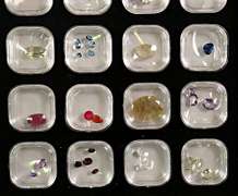 Lot of Multi Color Gemstone Tray