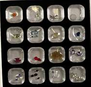 Lot of Multi Color Gemstone Tray