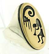 Unique Michael Sockyma Hopi Southwest Ring