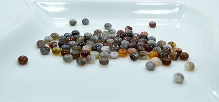 Botswana Agate Gemstone 93 Count 6 x 4mm Beads