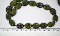 Green Pyrite, 44 Ct. 16 x 12mm Puffed Oval Beads