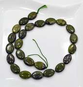 Green Pyrite, 44 Ct. 16 x 12mm Puffed Oval Beads