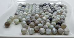 Botswana Agate Gemstone 121 Count 10mm Round Beads