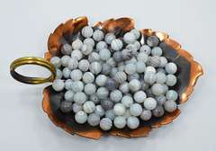 Botswana Agate Gemstone 121 Count 10mm Round Beads