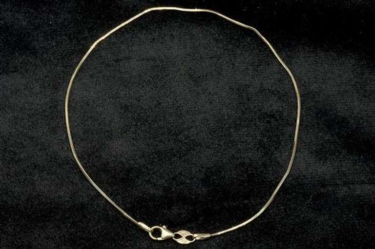 Slinky 14KT Gold Anklet