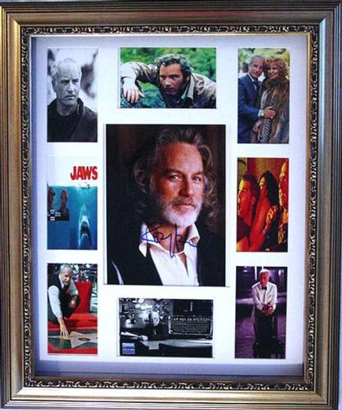 Richard Dreyfuss Autograph Framed Photo Display PSA