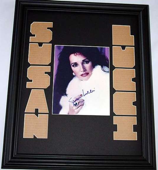 SUSAN LUCCI Autographed RARE Photo Display