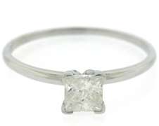 Princess Cut Solatire Diamond Ring