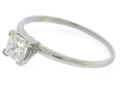 Princess Cut Solatire Diamond Ring