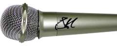 Steven Tyler Autographed Signed Silver Microphone