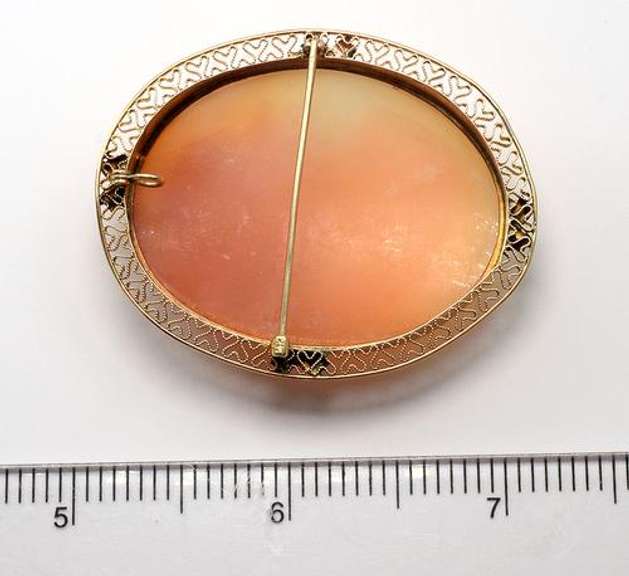 Large Vintage Cameo Pin/Pendant